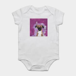 Purple Pupper Baby Bodysuit